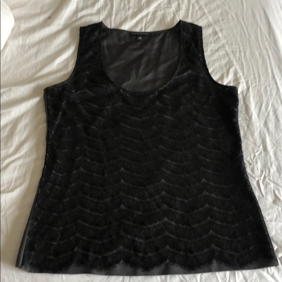 Banana Republic Tops - Banana republic black lace front tank Banana Republic Tops - Banana republic black lace front tank